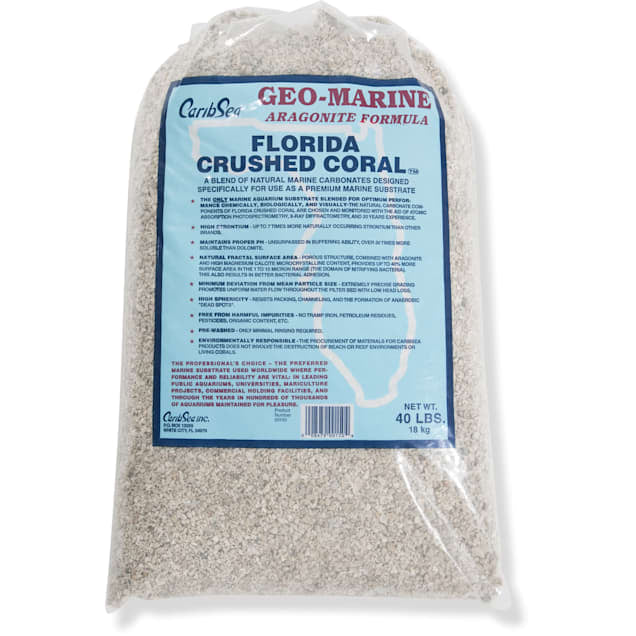 CaribSea Florida Crushed Coral — Aragonite Substrate (40 lbs)